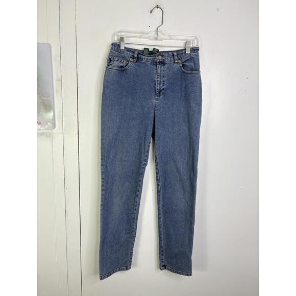 Lauren Ralph Lauren Denim - Lauren Ralph Lauren Jeans Womens 6 90s Retro Vintage Straight Farmhouse Country